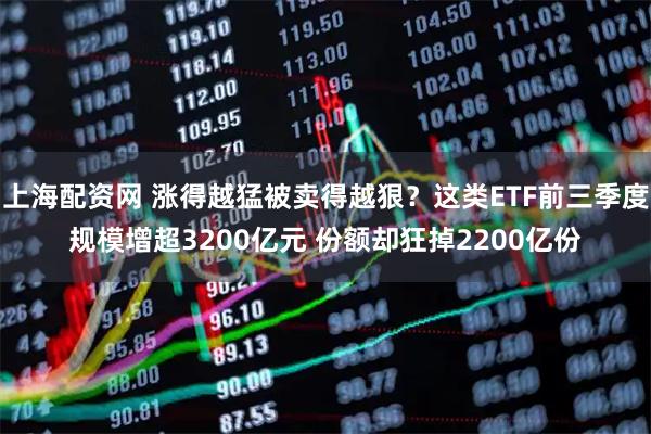 上海配资网 涨得越猛被卖得越狠？这类ETF前三季度规模增超3200亿元 份额却狂掉2200亿份