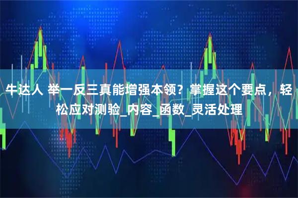 牛达人 举一反三真能增强本领？掌握这个要点，轻松应对测验_内容_函数_灵活处理